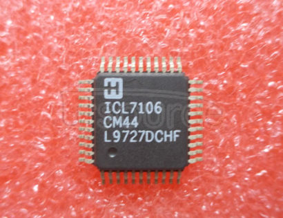 ICL7106CM44 3¨? Digit, LCD/LED Display, A/D Converters
