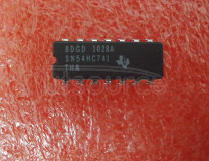 SN54HC74J 3-44V Quad Channel Operational Amplifier, Ta= -40 to +125&#0176<br/>C - Pb-free<br/> Package: SOIC 14 LEAD<br/> No of Pins: 14<br/> Container: Tube<br/> Qty per Container: 55