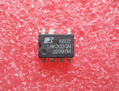 LNK302G Switching Regulator, 0.2A, 70kHz Switching Freq-Max, PDSO8, PLASTIC SURFACE MOUNT, DIP-8