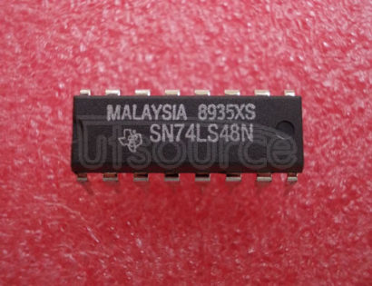 SN74LS48 BCD-TO-SEVEN-SEGMENT   DECODERS/DRIVERS