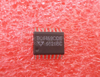 TC4469COE The TC446X family of four-output CMOS buffer/drivers are an expansion from our earlier single- and dual-output drivers. Each driver has been equipped with a two-input logic gate for added flexibility. The TC446X drivers can source up to 250 mA into loads referenced to ground. Heavily loaded clock lines, coaxial cables, and piezoelectric transducers can all be easily driven with the 446X series drivers. The only limitation on loading is that total power dissipation in the IC must be kept within the power dissipation limits of the package. The TC446X series will not latch under any conditions within their power and voltage ratings. They are not subject to damage when up to 5V of noise spiking (either polarity) occurs on the ground line. They can accept up to half an amp of inductive kickback current (either polarity) into their outputs without damage or logic upset. In addition, all terminals are protected against ESD to at least 2000V.