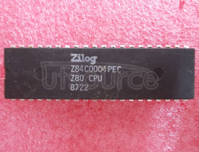 Z84C0004PEC 8-Bit Microprocessor