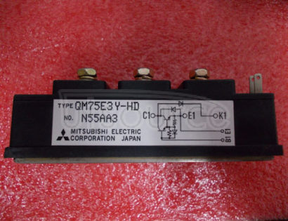 QM75E3Y-HD HIGH POWER SWITCHING USE INSULATED TYPE