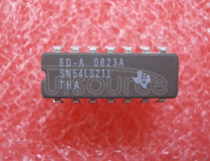 SN54LS21J Quad 2-Input NAND Schmitt Trigger<br/> Package: SOEIAJ-14<br/> No of Pins: 14<br/> Container: Tape and Reel<br/> Qty per Container: 2000