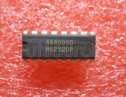 M62320P Logic IC; Function: I2C to 8 bit I/O expander; Package: DIP; Channel ch: 8Port; Bus Format: I2C Bus; Power- supply voltage Vcc V: 5; Icc mA: 0.1