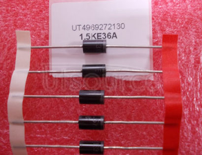 1.5KE36A TVS Diode Single Uni-Dir 30.8V 1.5KW 2-Pin DO-201 T/R