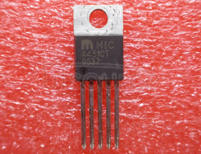 MIC4451CT 12A-Peak Low-Side MOSFET Driver Bipolar/CMOS/DMOS Process