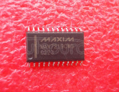 MAX7219CWG Serially Interfaced, 8-Digit LED Display Drivers