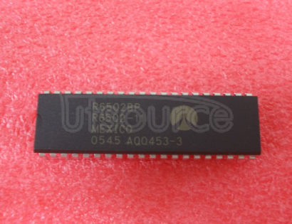 R6502BP RISC Microprocessor, 8-Bit, 3MHz, MOS, PDIP40