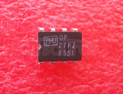 OP27FZ Low Noise, Precision Operational Amplifier<br/> Package: CERDIP GLASS SEAL<br/> No of Pins: 8<br/> Temperature Range: Industrial