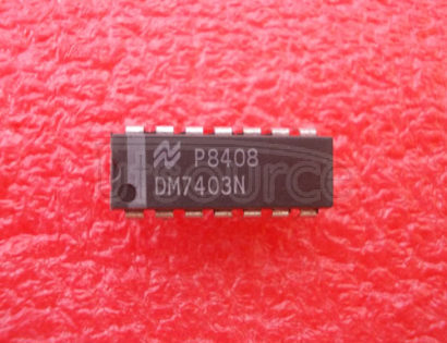 DM7403N NAND Gate IC 4 Channel Open Collector 14-PDIP