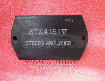 STK4151V AF Power Amplifier Split Power Supply 30W + 30W min, THD = 0.08%