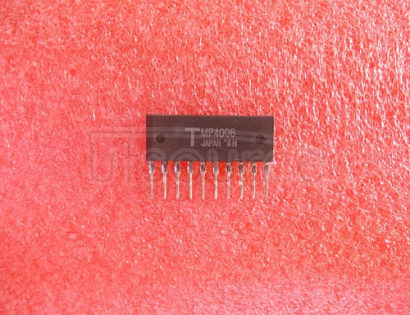 MP4006 TRANSISTOR 2 A, 80 V, 4 CHANNEL, NPN AND PNP, Si, POWER TRANSISTOR, LEAD FREE, 2-25A1B, SIP-10, BIP General Purpose Power