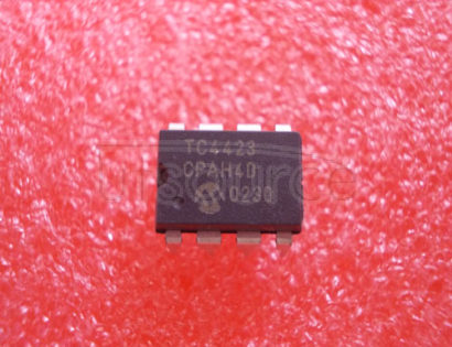 TC4423CPA The TC4423/4424/4425 are higher output current versions of the new TC4426/4427/4428 buffer/drivers, which, in turn, are improved versions of the earlier TC426/427/428 series. All three families are pin-compatible. The TC4423/4424/4425 drivers are capable of giving reliable service in far more demanding electrical environments than their antecedents. Although primarily intended for driving power MOSFETs, the TC4423/4424/4425 drivers are equally well-suited to driving any other load (capacitive, resistive, or inductive) which requires a low impedance driver capable of high peak currents and fast switching times. For example, heavily loaded clock lines, coaxial cables, or piezoelectric transducers can all be driven from the TC4423/4424/4425. The only known limitation on loading is the total power dissipated in the driver must be kept within the maximum power dissipation limits of the package.