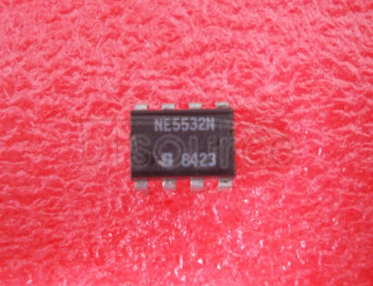 NE5532N Internally-compensated dual low noise operational amplifier