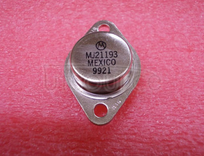 MJ21193 The MJ21193 and MJ21194 utilize Perforated Emitter technology and a specifically designed for high power audio output, disk head positioners and linear applications.