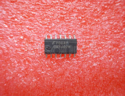 DM7407M Buffer, Non-Inverting 6 Element 1 Bit per Element Output 14-SOIC