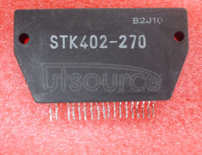STK402-270 Three-Channel Class AB Audio Power Amplifier IC 40 W + 40 W + 40 W