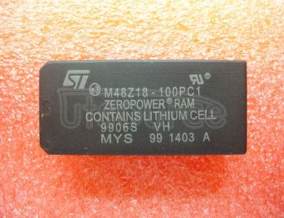 M48Z18-100PCI 64 Kbit 8Kb x 8 ZEROPOWER SRAM