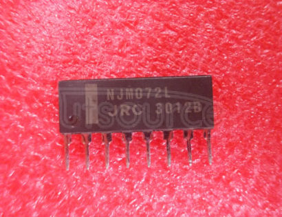 NJM072L DUAL J-FET INPUT OPERATIONAL AMPLIFIER