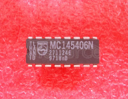 MC145406N EIA-232-D/V.28 driver/receiver - Application: Data Communication <br/> Driver type: Line Drivers/Receiver/Modems <br/> Function: Line Drivers Receiver/Modems <br/> Maximum power dissipation: 1000 Mw<br/> Number of pins: 16 <br/> Operating temperature: 0~70 Cel<br/> Power dissipation: 1000 mW<br/> Receiver/Transmitter type: UARTs