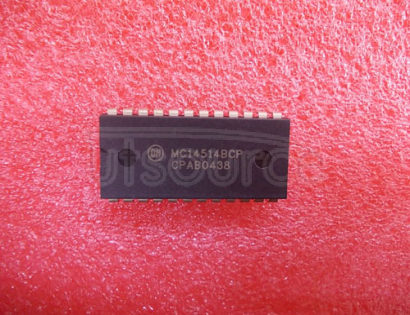MC14514BCP Decoder/Demultiplexer 1 x 4:16 24-PDIP