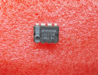 LM2574N-ADJ 0.5A, Adjustable Output Voltage 1.23 to 37V, 52kHz Buck PWM Switiching Regulator<br/> Package: 8 LEAD PDIP<br/> No of Pins: 8<br/> Container: Rail<br/> Qty per Container: 50