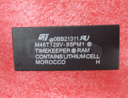 M48T129V-85PM1 3.3v-5v 1 Mbit 128kb x8 Timekeeper SRAM