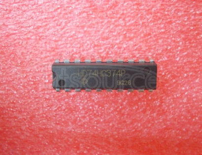 HD74HC374P Logic IC<br/> Function: Octal D-type Flip-Flops with 3-state output<br/> Package: DIP