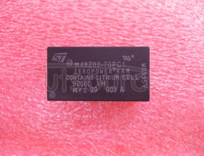 M48Z02-70PC1 5V, 16 Kbit 2Kb x 8 ZEROPOWER SRAM