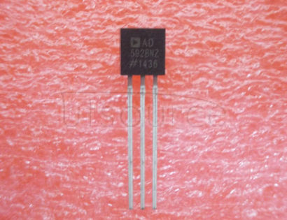 AD592BNZ Current Output ? Precision IC Temperature Transducer<br/> Package: TO-92<br/> No of Pins: 3<br/> Temperature Range: Industrial