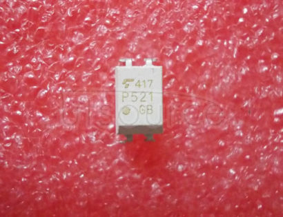 TLP521 Transistor Output Optocoupler, 1-Element, 5300V Isolation, DIP-4