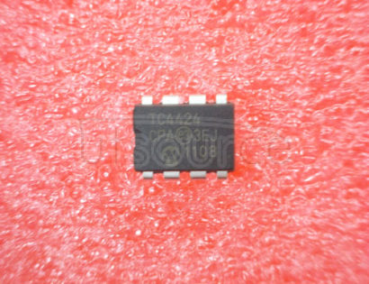 TC4424CPA The TC4423/4424/4425 are higher output current versions of the new TC4426/4427/4428 buffer/drivers, which, in turn, are improved versions of the earlier TC426/427/428 series. All three families are pin-compatible. The TC4423/4424/4425 drivers are capable of giving reliable service in far more demanding electrical environments than their antecedents. Although primarily intended for driving power MOSFETs, the TC4423/4424/4425 drivers are equally well-suited to driving any other load (capacitive, resistive, or inductive) which requires a low impedance driver capable of high peak currents and fast switching times. For example, heavily loaded clock lines, coaxial cables, or piezoelectric transducers can all be driven from the TC4423/4424/4425. The only known limitation on loading is the total power dissipated in the driver must be kept within the maximum power dissipation limits of the package.