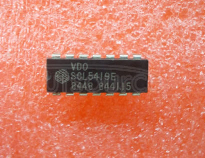 SCL5419E 2-FUCTION,   4-DIGIT  VF  AUTOMOTIVE   CLOCKS