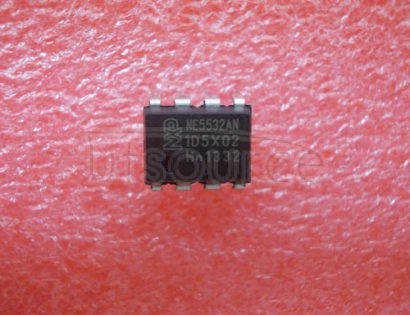 NE5532AN Internally Compensated Dual Low Noise Operational Amplifier<br/> Package: 8 LEAD PDIP<br/> No of Pins: 8<br/> Container: Rail<br/> Qty per Container: 50