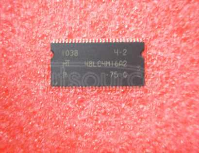 MT48LC4M16A2-75C 4M X 16 SYNCHRONOUS DRAM, 5.4 ns, 54 Pin Plastic SMT
