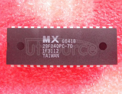 MX29F040PC-70 4M-BIT   [512KX8]   CMOS   EQUAL   SECTOR   FLASH   MEMORY