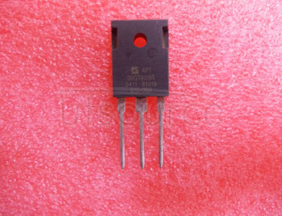 APT30GT60BR The Thunderbolt IGBT⑩ is a new generation of high voltage power IGBTs.