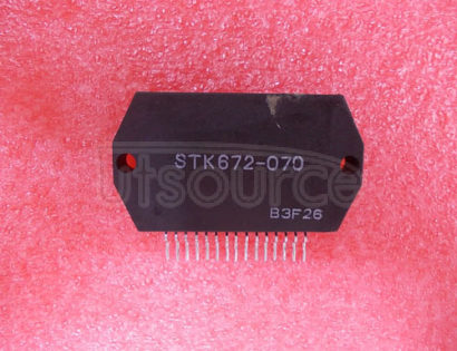 STK672-070 Metal Oxide Varistor MOV<br/> Voltage Rating AC, Vrms:460Vrms<br/> Voltage Rating DC, Vdc:615VDC<br/> Peak Surge Current 8/20uS, Itm:10000A<br/> Clamping Voltage 8/20us Max :1240V<br/> Capacitance, Cd:400pF<br/> Package/Case:20mm Disc