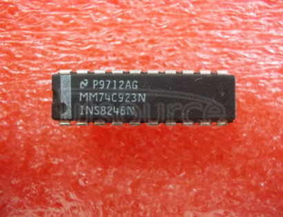 MM74C923N 20-Key Encoder<br/> Package: DIP<br/> No of Pins: 20<br/> Container: Rail