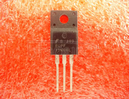 FQPF13N06L 60V N-Channel Logic level QFET<br/> Package: TO-220F<br/> No of Pins: 3<br/> Container: Rail