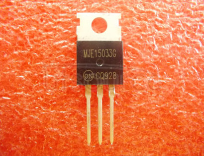 MJE15033G 8.0 AMPERES POWER TRANSISTORS COMPLEMENTARY SILICON 250 VOLTS, 50 WATTS