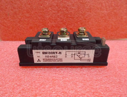 QM100HY-H Power Bipolar Transistor, 100A I(C), 1-Element, NPN, Silicon, Plastic/Epoxy, 5 Pin,
