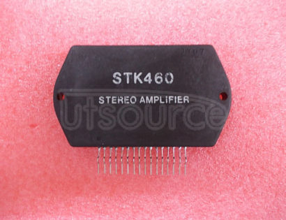 Circuit Intégré Hybride STK460 - Amplificateur Stéréo 20W, Tension ±23V, Boîtier 80x55mm