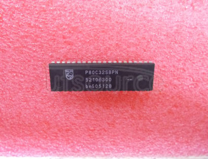P80C32SBPN 80C51 8-bit microcontroller family 128/256 byte RAM ROMless low voltage 2.7 V-5.5 V, low power, high speed 33 MHz - ADCs: - <br/> Clock type: 12-clk <br/> External interrupt: 2 <br/> Function: 8-bit 80C51 uController <br/> I/O pins: 32 <br/> Memory size: - kBits<br/> Memory type: ROMless <br/> Number of pins: 40 <br/> Operating frequency: 0~16 MHz<br/> Operating temperature: 0~70 Cel<br/> Power supply: 2.7~5.5 <br/> Program security: no <br/> PWMs: - <br/> RAM: 256 bytes<br/> Reset active: High <br/> Serial interface: UART <br/> Series: 80C51 family <br/> System