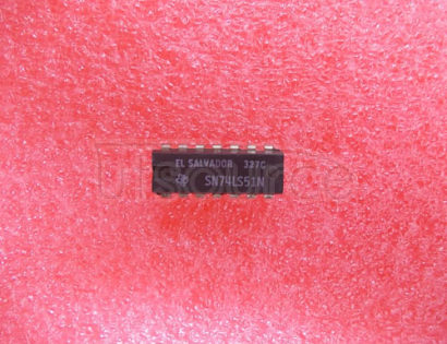 SN74LS51N 1A, 8V,&#177;4% Tolerance, Negative Voltage Regulator, Ta = 0&#0176;C to +125&#0176;C; Package: 3 LEAD D2PAK; No of Pins: 3; Container: Rail; Qty per Container: 50