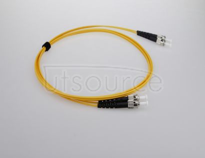 2m (7ft) ST UPC to ST UPC Duplex 2.0mm PVC(OFNR) 9/125 Single Mode Fiber Patch Cable