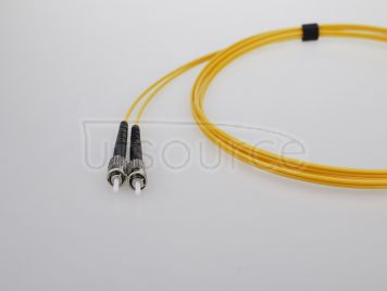2m (7ft) ST APC to ST APC Duplex 2.0mm PVC(OFNR) 9/125 Single Mode Fiber Patch Cable
