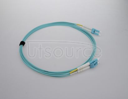 1m (3ft) LC UPC to LC UPC Duplex 2.0mm OFNP OM4 Multimode Fiber Optic Patch Cable
