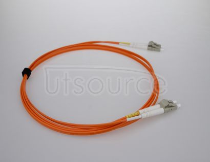 3m (10ft) LC UPC to LC UPC Duplex 2.0mm PVC(OFNR) OM2 Multimode Fiber Optic Patch Cable